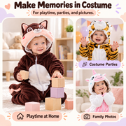 Snugglebun animal costumes for dress-up moments and family photos